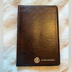 PTL Club 1975 Vintage Leather Holy Bible Counsellors Edition